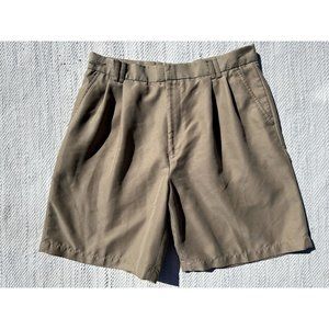 Gerg Norman Mens 34 Beige Shorts Classic Fit 7.5' Chino Pull On Golf Outdoor